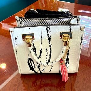 Gianni Bini purse White and Black